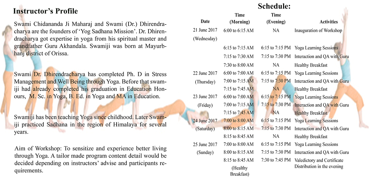 Yoga Schedule
