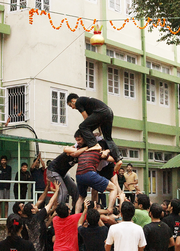 The high spirits of Dahi Handi